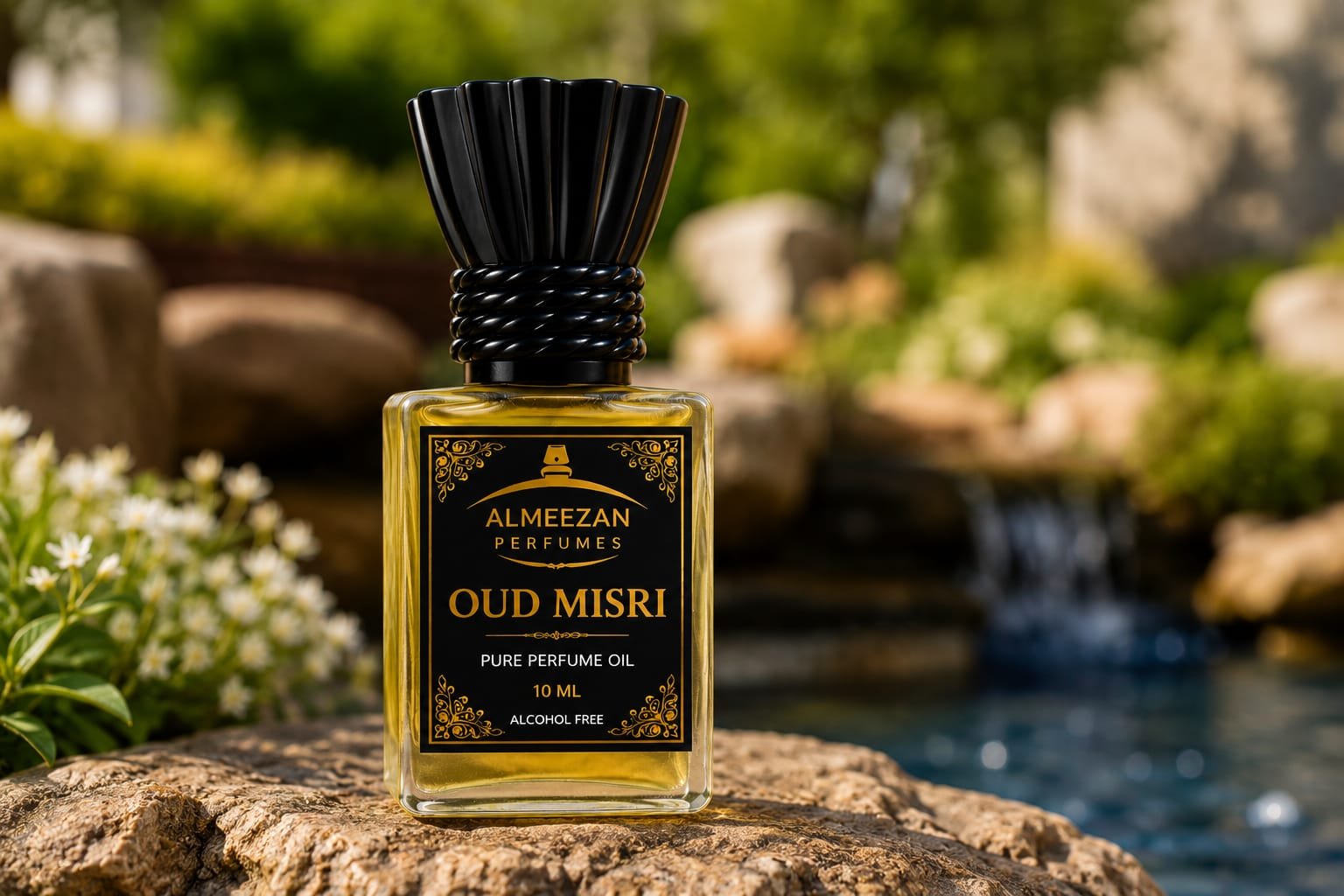 Almeezan Perfumes Oud Misri Attar | Premium Pure Perfume Oil | Alcohol Free | Long Lasting | 10 ML